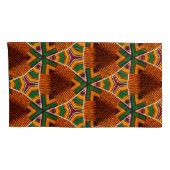 Housse D'oreillers Kente Geometrics Kwanza Afrocentric Coussin Coque (Dos-Droit)