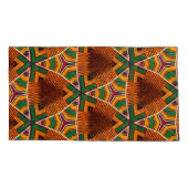 Housse D'oreillers Kente Geometrics Kwanza Afrocentric Coussin Coque (Dos-gauche)