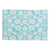 Housse D'oreillers Keoni Hawaiian Monstera Leaf Damask Aqua (Dos)