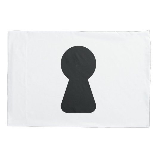 HOUSSE D'OREILLERS KEYHOLE (Dos-gauche)