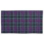 Housse D'oreillers King Size Purple & Green Plaid (devant-gauche)