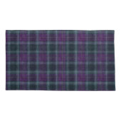 Housse D'oreillers King Size Purple & Green Plaid (Dos-gauche)