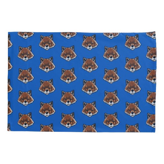 Housse D'oreillers KiniArt Cute Fox (Dos-gauche)