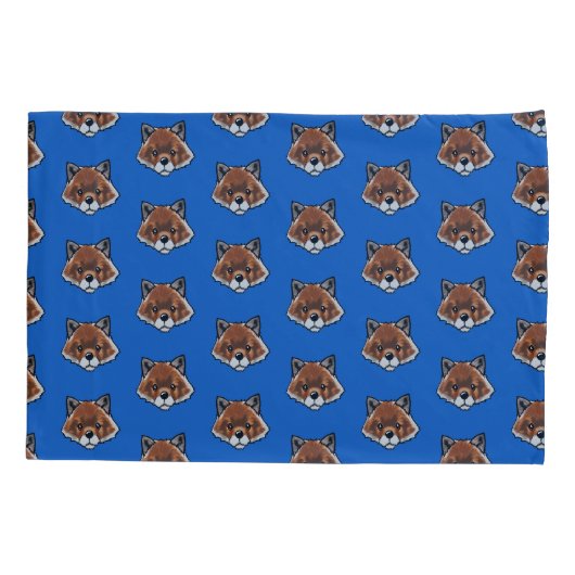 Housse D'oreillers KiniArt Renard Mignon (Dos-gauche)