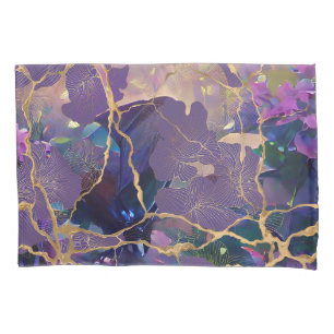 Housse D'oreillers Kintsugi japonais.