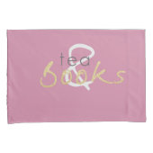 Housse D'oreillers Kit de thé et livres Pillowcase (devant-Droit)