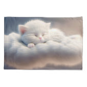 Housse D'oreillers Kitten Dormir Sur Un Nuage (Dos)