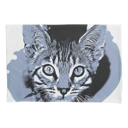 Housse D'oreillers Kitty mignon (devant)