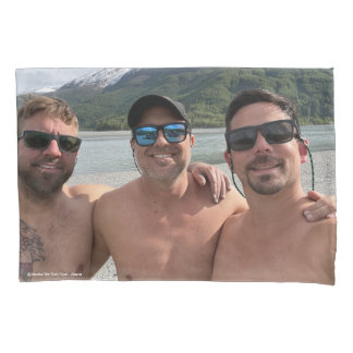Housse D'oreillers Knik River Selfie Coussin @3dudes1vie Coussin Coqu