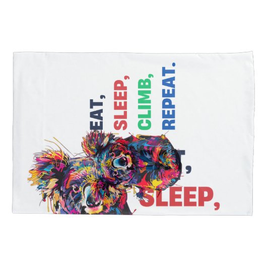 Housse D'oreillers Koala (Dos-gauche)