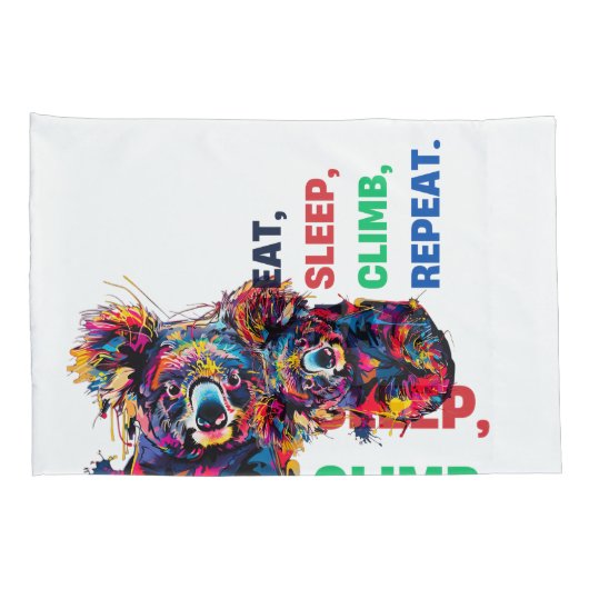 Housse D'oreillers Koala (Dos-Droit)