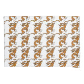 Housse D'oreillers Kokopelli Avec Des Notes Musicales Face À Droite (devant)