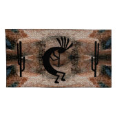Housse D'oreillers Kokopelli Sud-Ouest Désert Mosaic King Set (Dos-Droit)
