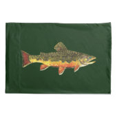 Housse D'oreillers La Belle truite de ruisseau (Dos)