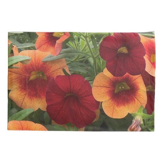 Housse D'oreillers La Chaleur Du Soleil Floral (Dos)