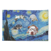 Housse D'oreillers La Nuit Fun Starry    (Dos)