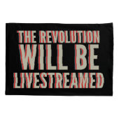 Housse D'oreillers La révolution sera livestreamed (Dos)