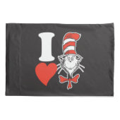 Housse D'oreillers La Saint-Valentin du Dr Seuss | J'adore le Chat da (Dos-gauche)