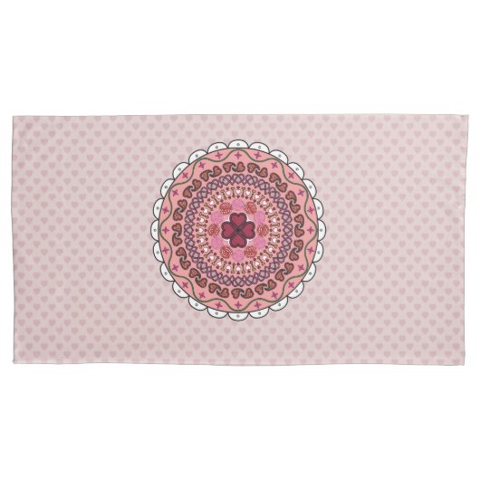 Housse D'oreillers Lacy Valentine's Day Pillowcase (devant)