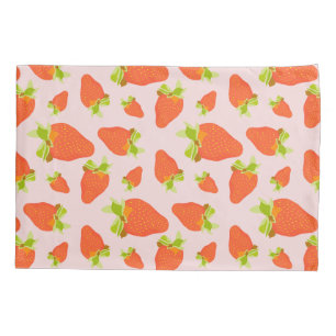 Housse D'oreillers Lait de fraise