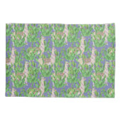 Housse D'oreillers Lama d'aquarelle et motif de Catus (Dos-gauche)