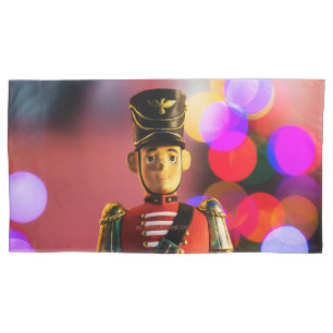 Housse D'oreillers L'ami soldat de jouet classique de Noël de Slipper