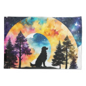 Housse D'oreillers L'amour est un chien qui t'attend (Dos-gauche)