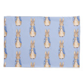Housse D'oreillers Lapin classique en veste bleue (Dos)
