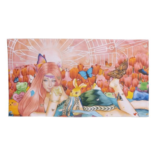 Housse D'oreillers L'après-midi (Dos-Droit)