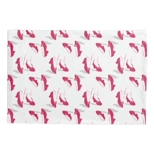 Housse D'oreillers L'Assistant D'Oz™ | Motif Ruby Slippers™ (Dos)