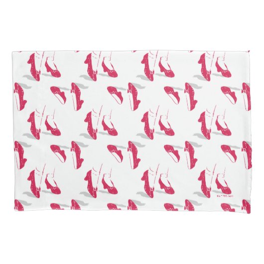 Housse D'oreillers L'Assistant D'Oz™ | Motif Ruby Slippers™ (devant)