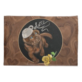 Housse D'oreillers Latte du laboratoire de chocolat (Dos)