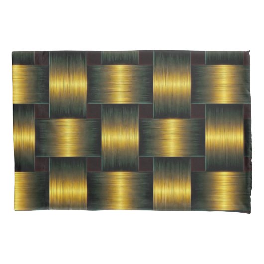 Housse D'oreillers Lattice doré (devant)