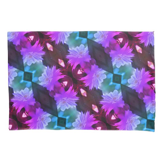 Housse D'oreillers Lavande Clematis Fleur Nichée Dans Trellis (devant)