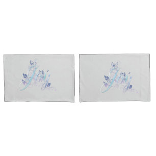 Housse D'oreillers Lavande et joie bleue