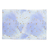 Housse D'oreillers Lavendar Golden Star Motif (Dos-gauche)