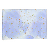 Housse D'oreillers Lavendar Golden Star Motif (devant-Droit)