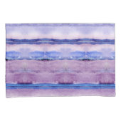 Housse D'oreillers Lavender Blue Geode Inspiré Tribal Blanket Art (devant-Droit)