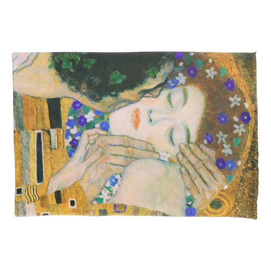 Housse D'oreillers Le Baiser de Gustav Klimt (devant)