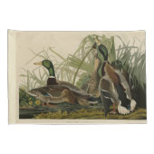 Housse D'oreillers Le canard colvert des oiseaux d'Amérique d'Audubon (Dos-Droit)