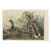 Housse D'oreillers Le canard colvert des oiseaux d'Amérique d'Audubon (devant-gauche)