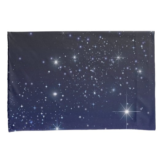 HOUSSE D'OREILLERS LE CIEL DE NUIT (devant-Droit)