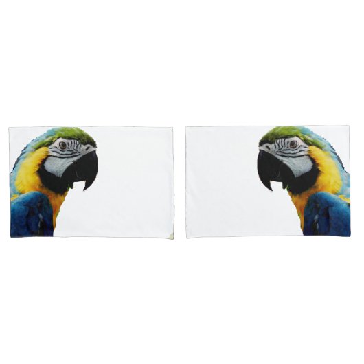 HOUSSE D'OREILLERS LE COQUE COUSSIN PARROT (devant-Set)