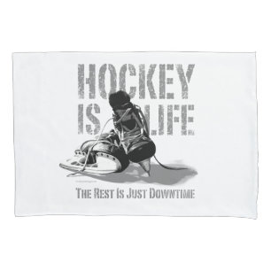 Housse D'oreillers Le hockey c'est la vie