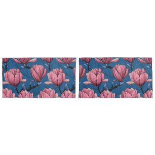Housse D'oreillers Le jardin de Magnolia