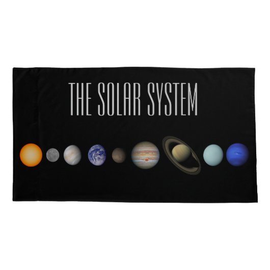Housse D'oreillers Le système solaire (Dos)