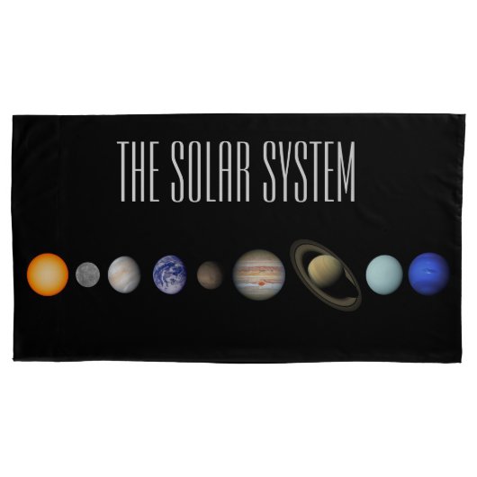 Housse D'oreillers Le système solaire (devant)