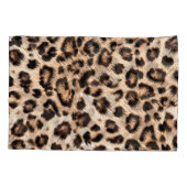 Housse D'oreillers Leopard Design Motif : Wild Elegance. (Dos)