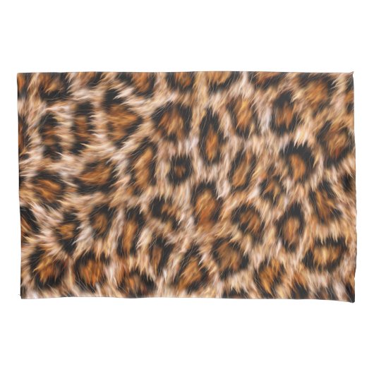 Housse D'oreillers Leopard Jaguar Chat fourrure Brown Motif-24609 (devant)