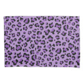 Housse D'oreillers Leopard Print, Léopard Spots, Purple Leopard (devant)